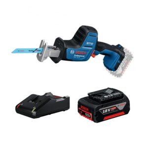 Bosch Professional GSA 18V-24 Scie sabre 18V 230mm - 06016A5100 + 1x 4.0Ah batterie GBA 18V + Chargeur GAL 18V-40