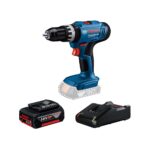 Bosch Professional GSB 18V-25 Perceuse à percussion sans fil 18V Bleu - 06019K9300 + 1x 4.0Ah batterie GBA 18V + Chargeur GAL 18V-40